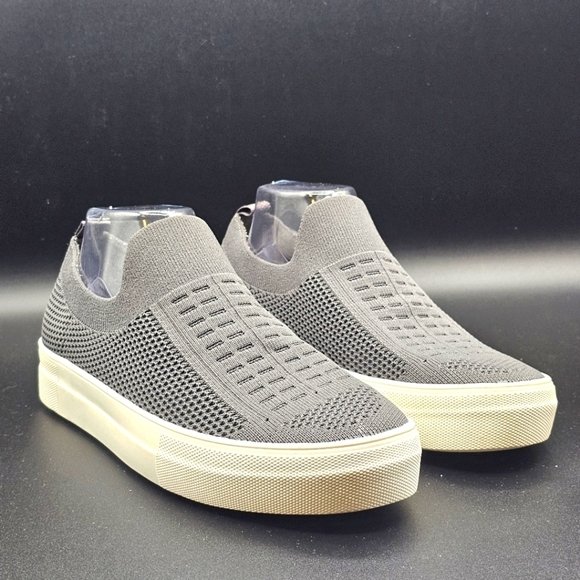 Steve Madden Charcoal Knit Slip-On Sneakers - Picture 3 of 9